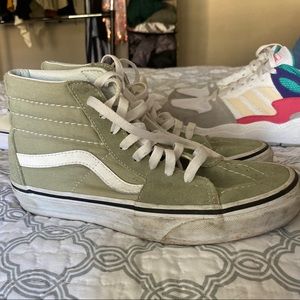 Desert Sage High Top Vans